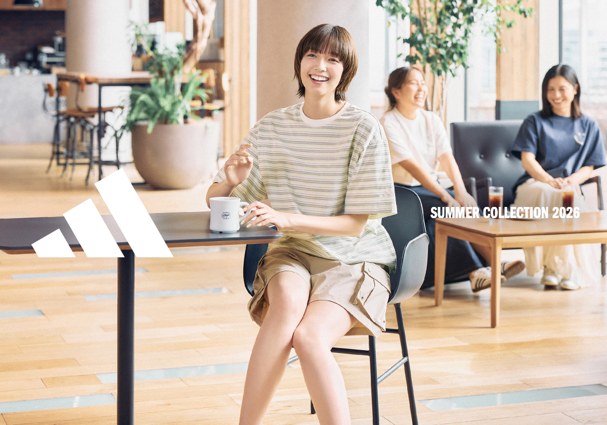 adidas 佐藤しおり