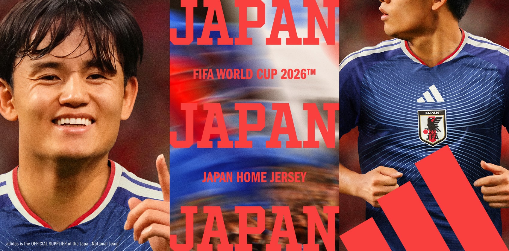 adidas】サッカー日本代表2026ユニホーム | スキー・スノーボード