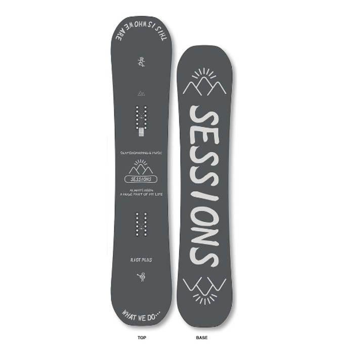 セッションズ SESSIONS RIOT PLUS スノーボード 板 151cm セッションズ SESSIONS スノーボード板 RIOT PLUS （カラー）GRAY