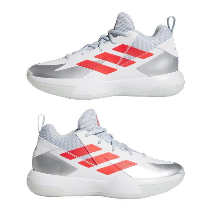  バスケットボールシューズ ホワイト/ネイビー/レッド アディダス adidas キッズ ジュニア バスケットボール シューズ