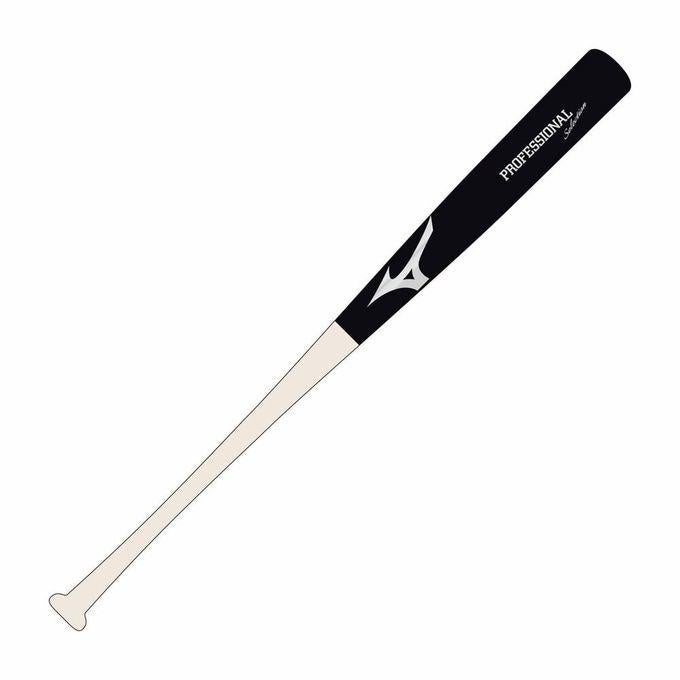 ミズノ MIZUNO 野球 ジュニア バット 小学生軟式用 木製 80cm 平均630g