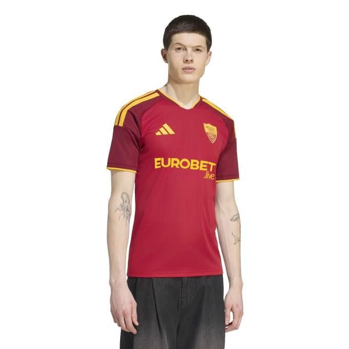 アディダス adidas メンズ サッカー ウェア 半袖シャツ AS ローマ