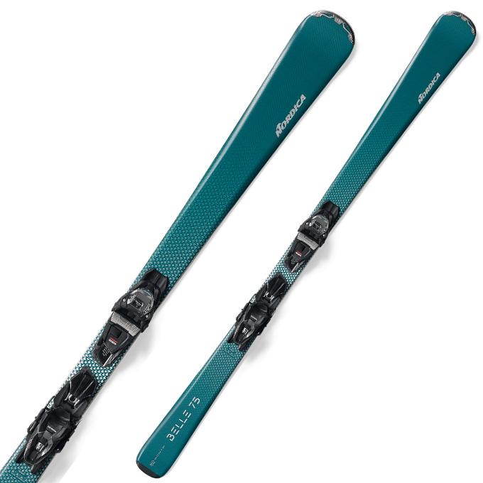 スキーセット　NORDICA 143cm n10 セット　ノルディカ　レディース NORDICA ノルディカ スキー板 レディース 【2023-2024】 BELLE 75 +