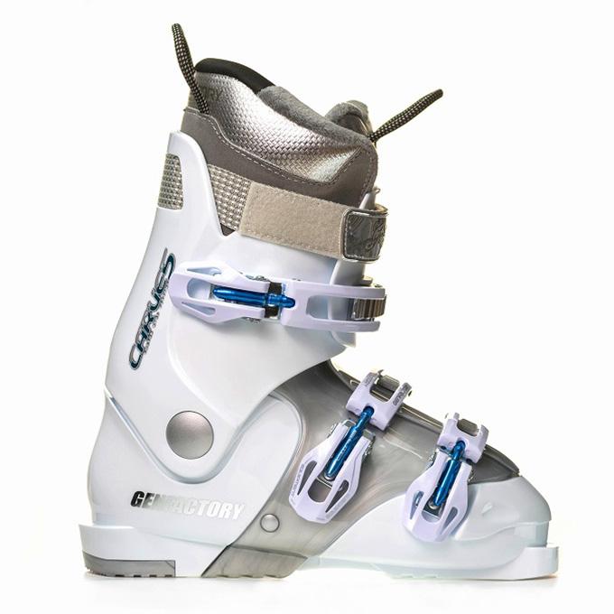 ◇ GEN ゲン スキー ブーツ レディース 幅広快適 ブーツ CARVE 5 L WHT