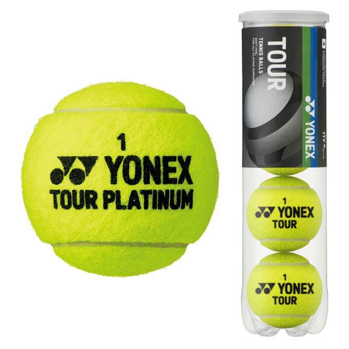 ヨネックス YONEX テニス テニスボール ツアープラチナム (4個入り) TB